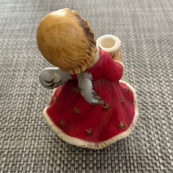 VINTAGE GOEBEL HUMMEL Angel Music Box Candle Holder Figurine Germany IT WORKS - Picture 4 of 8
